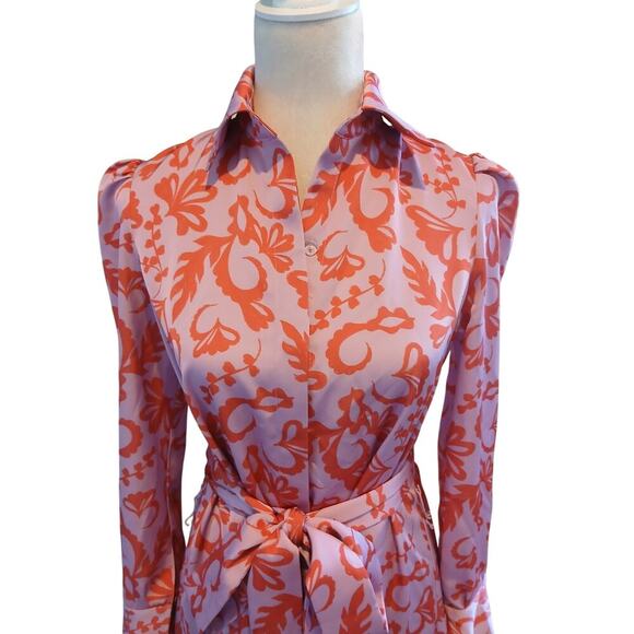 Sacchin and Babi button down belted dress size 2 - Picture 3 of 10